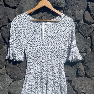 Faithfull the Brand Mini Floral Dress